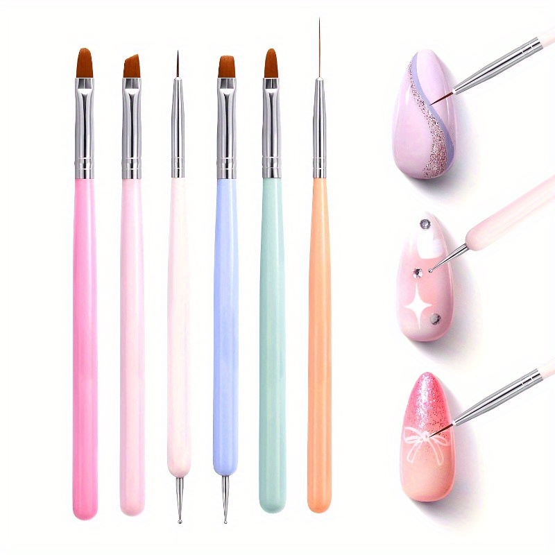 Ensemble de 6 pinceaux pour na - Wood Chisel Set avis et prix